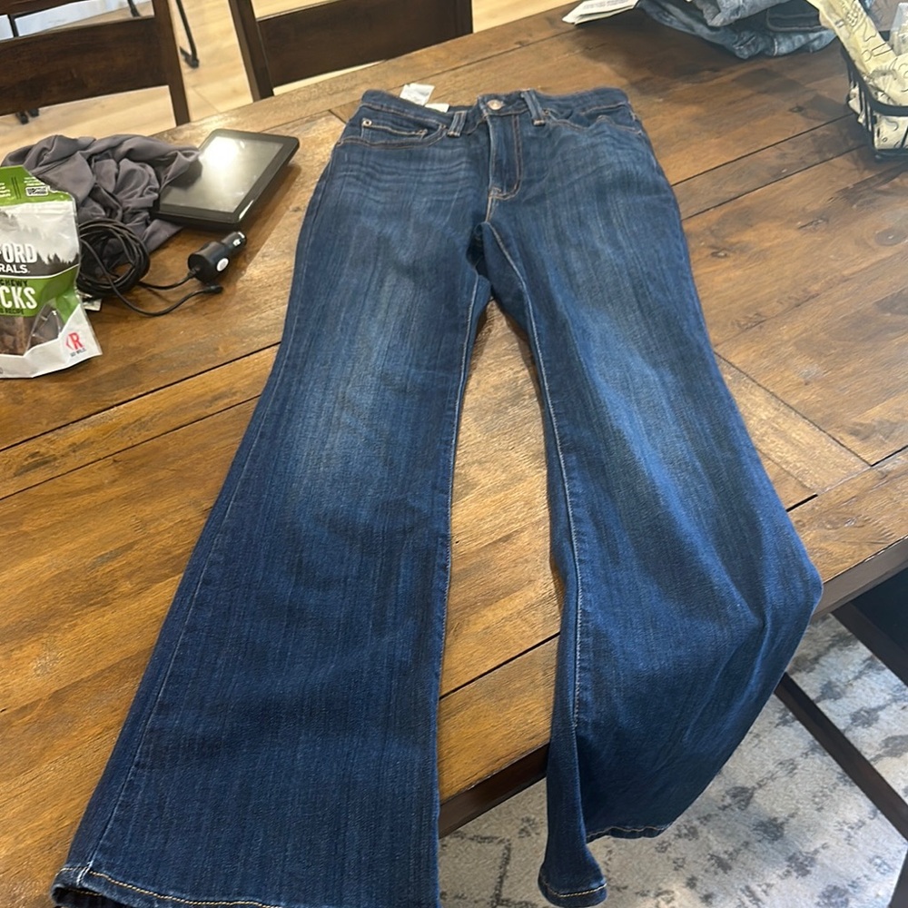 Levi's Blue Flare & Wide Leg Jeans Classic Style